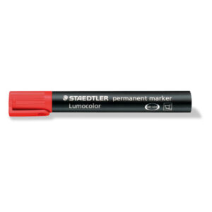 STAEDTLER Permanentmarker Lumocolor® 350, nachfüllbar, rot