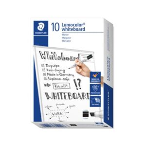 STAEDTLER Lumocolor® 351 B whiteboard marker - Keilspitze, schwarz